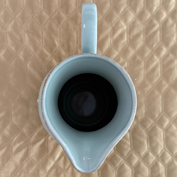 NWOB LENOX American by Design FRENCH PERLE Large 78 oz Ceramic Pitcher- Ice Blue - Picture 7 of 10